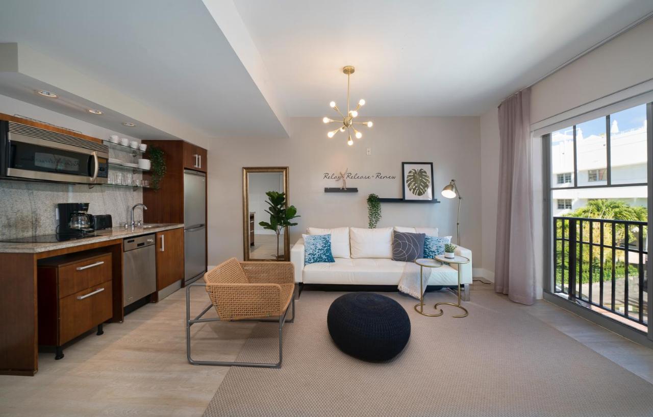 Ocean Drive Apartments With Rooftop Pool, South Beach, Miami ميامي بيتش المظهر الخارجي الصورة