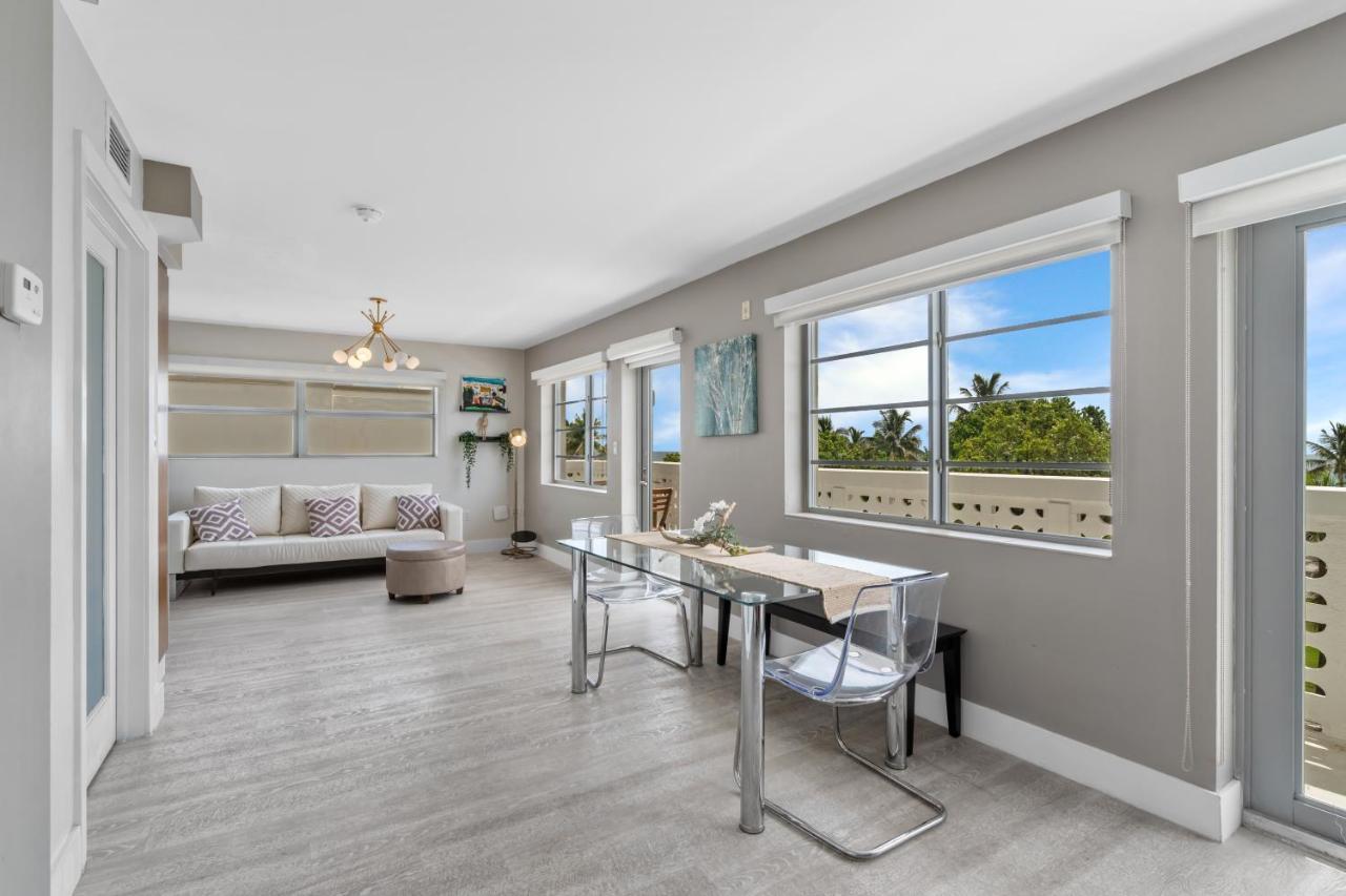 Ocean Drive Apartments With Rooftop Pool, South Beach, Miami ميامي بيتش المظهر الخارجي الصورة