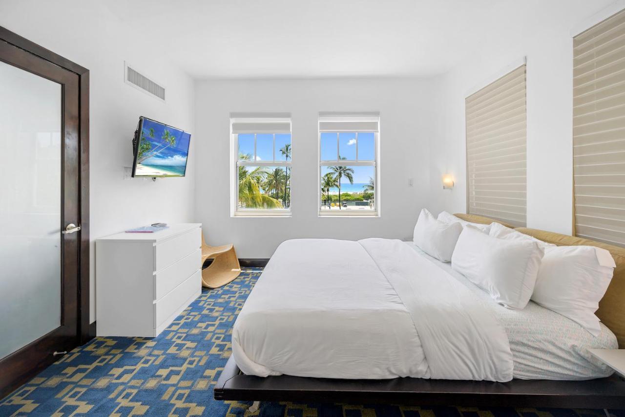 Ocean Drive Apartments With Rooftop Pool, South Beach, Miami ميامي بيتش المظهر الخارجي الصورة